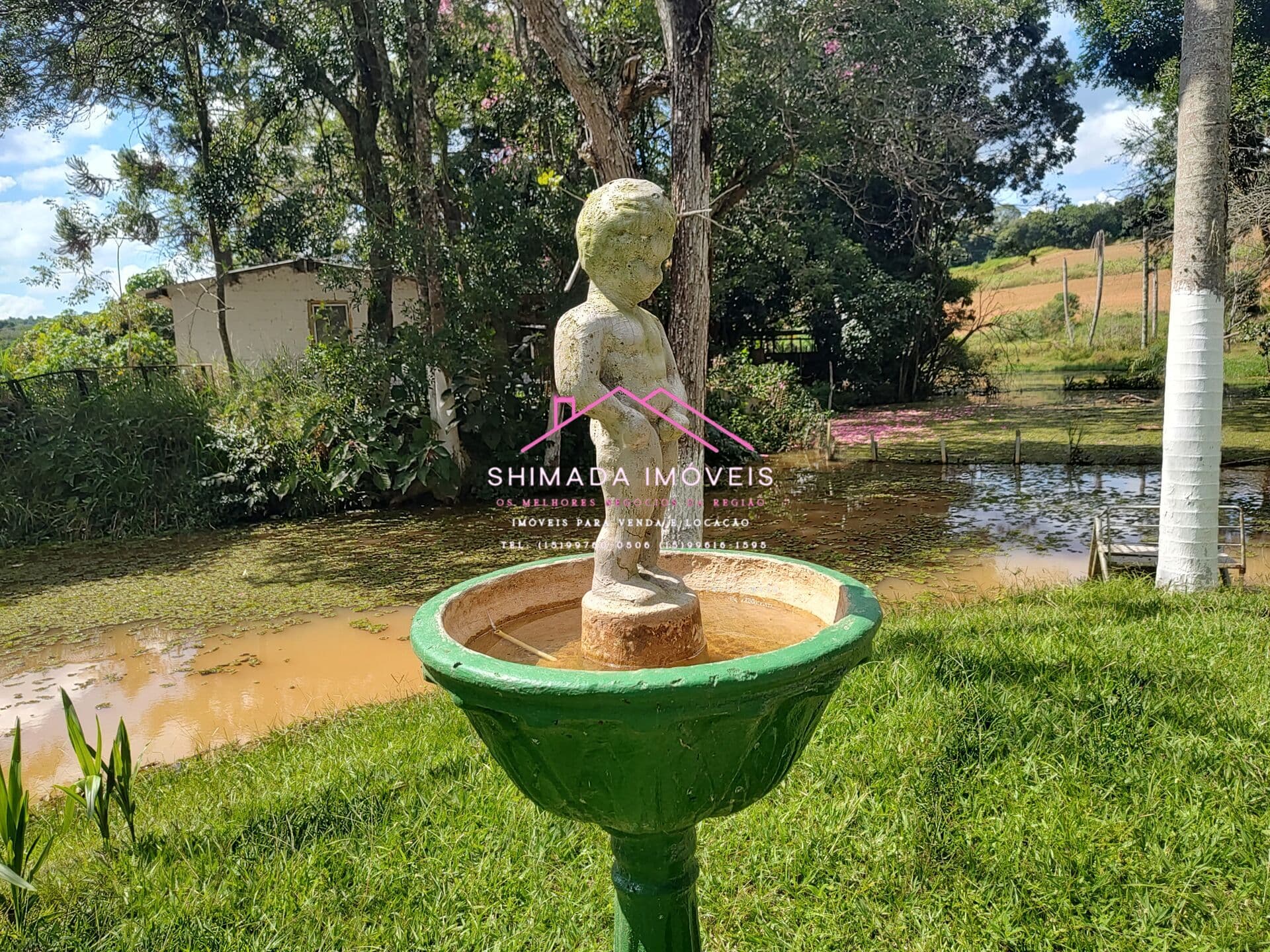 Sítio com lago