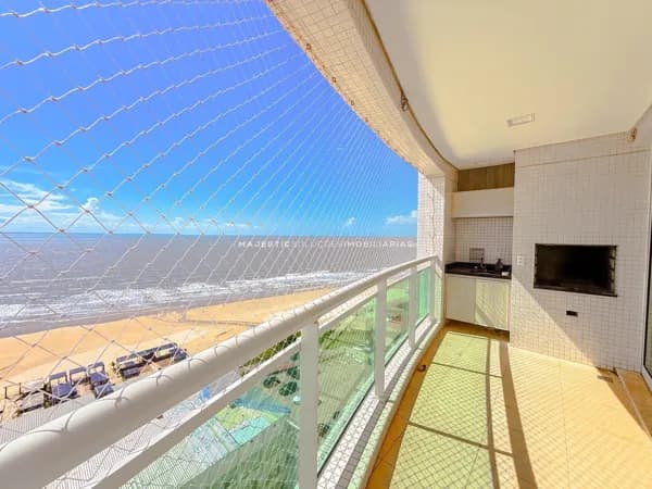 Apartamento de Alto Padrão com 03 suítes e vista eterna mar, apartamento com churrasqueira - Península Way