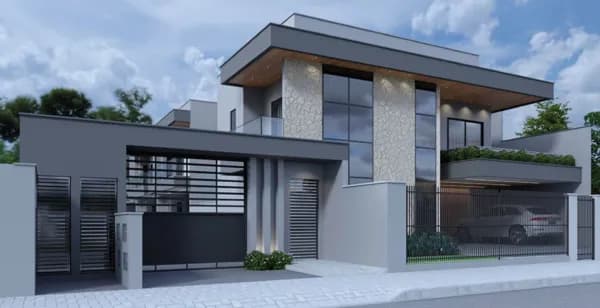 Sobrado Alto Padrão com 3 Suítes e 191m² Privativos no Glória!