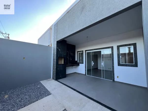 Casa Nova Linear 2 quartos, Varanda Gourmet, próximo ao Aretê