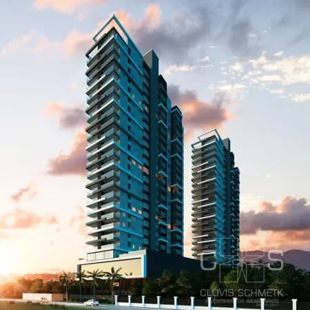 Apartamento com 2 dormitórios à venda, 82 m² por R$ 1.075.383,01 - Centro - Barra Velha/SC