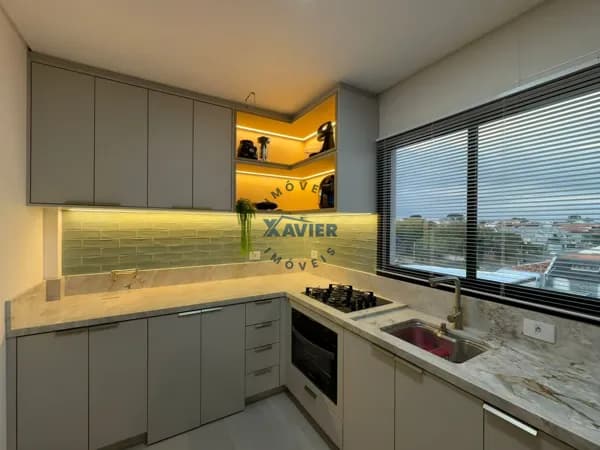 Apartamento mobiliado com churrasqueira perto da UFPR