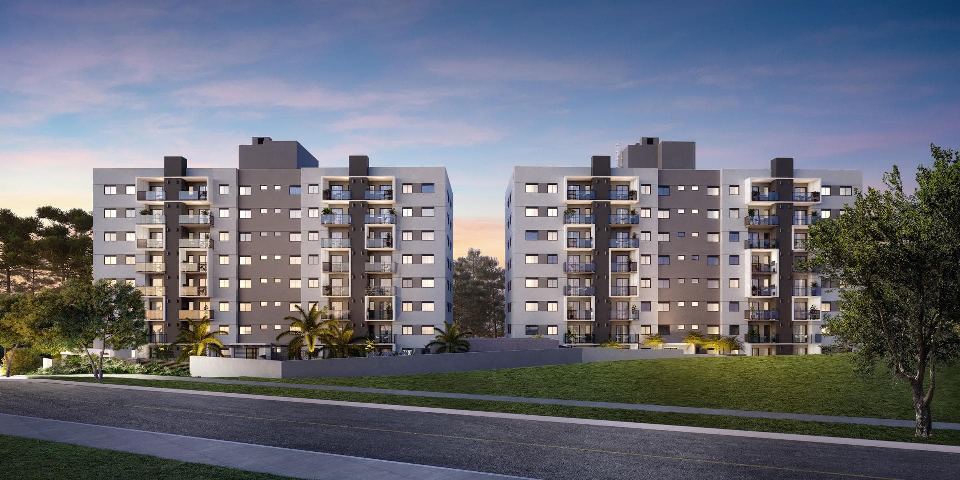 Apartamento 2 dormitórios /1 suíte , no Campo Comprido - Curitiba /PR