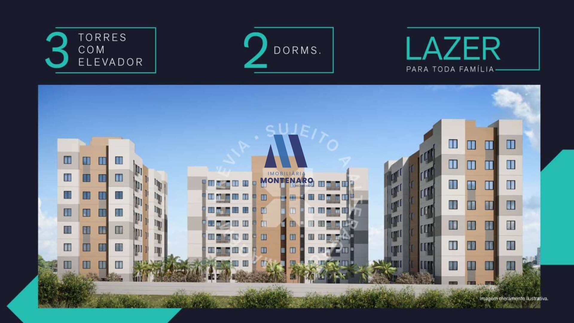 2 DORMITÓRIOS - ELEVADOR - LAZER COMPLETO