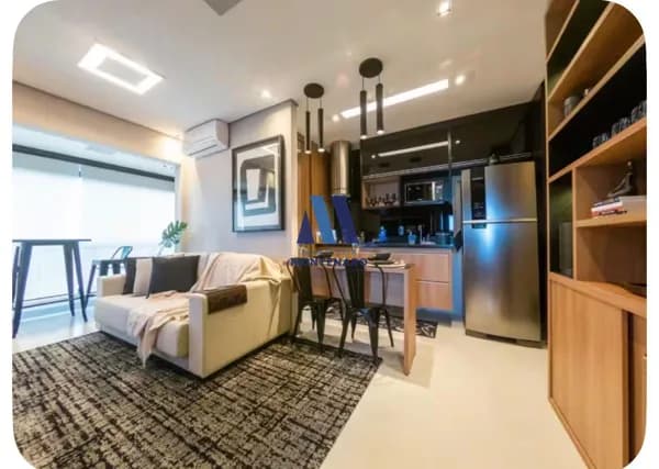 APARTAMENTO FLAT MOBILIADO Á VENDA NO UNIQUE RESIDENCE