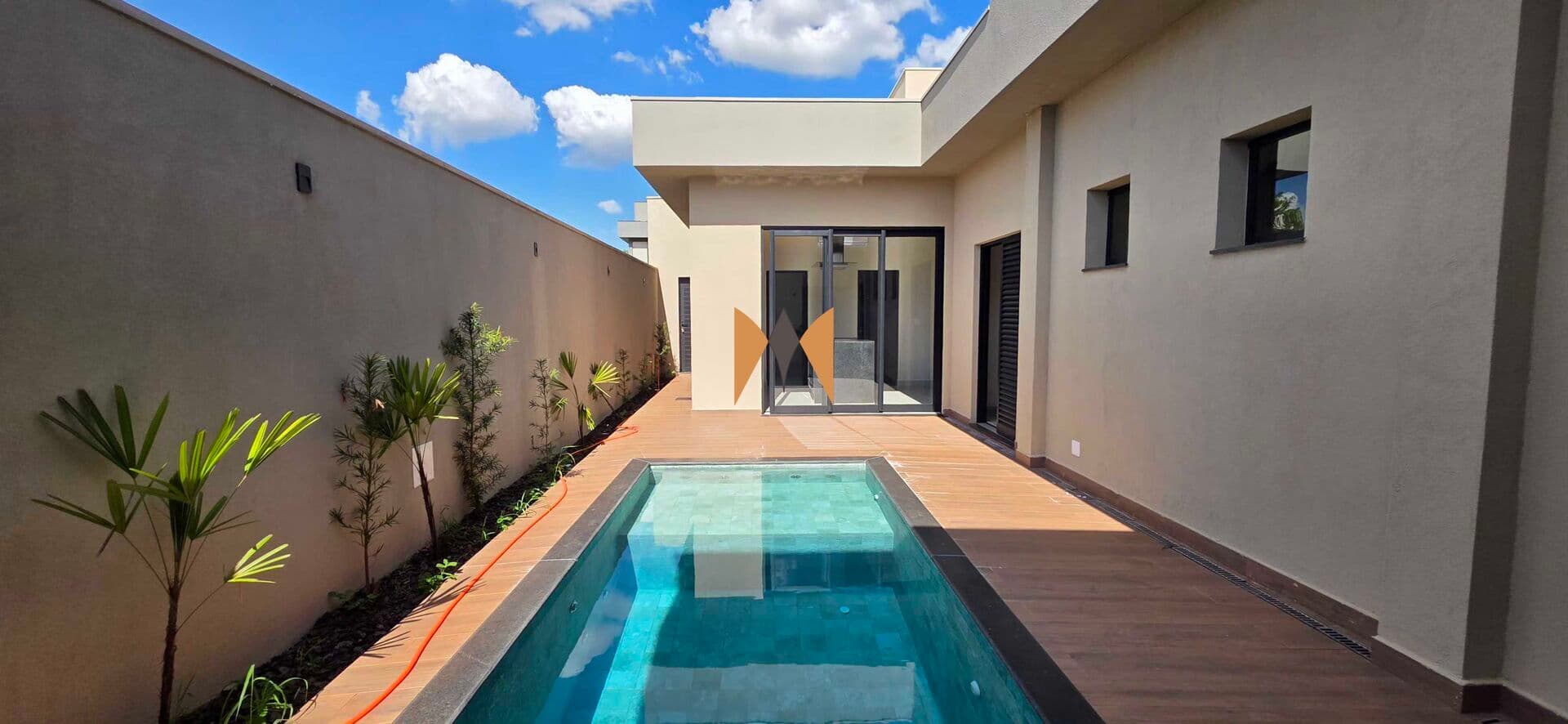 Casa Térrea, 3 Suítes, 170m2, Piscina Lateral, Vivendas da Mata