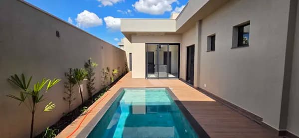 Casa em Condomínio Térrea, 3 Quartos, 170m2 Condomínio Vivendas da Mata, Real Sul - Ribeirão Preto/SP
