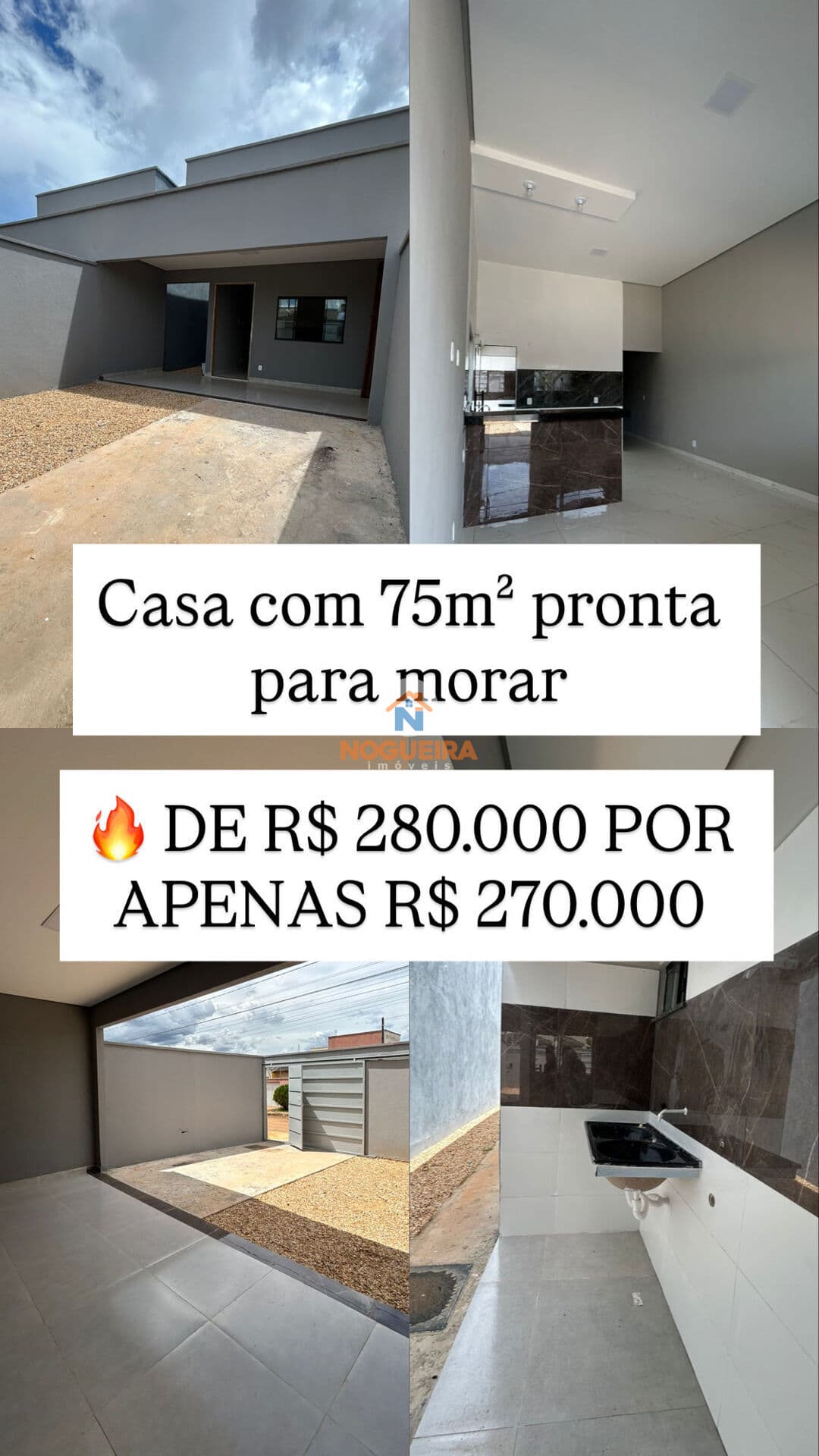 Casa Padrão pronta para morar