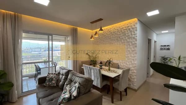 Apartamento 3 dorms com varanda Gourmet I César de Souza - Mogi das Cruzes