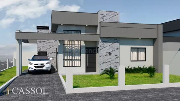 Casa Esquina nova a Venda - Bairro Pinheirão - Francisco Beltrão