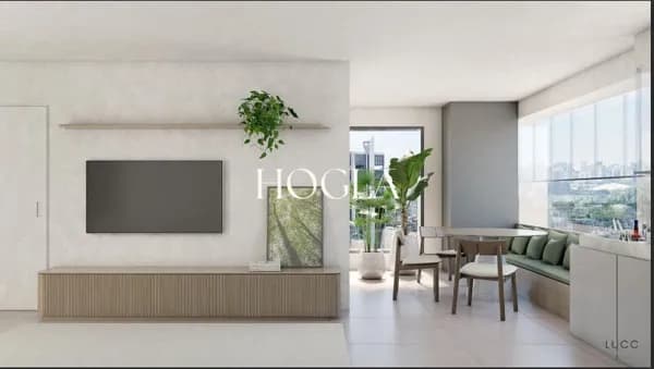 Apartamento Studio 41m² PARCIALMENTE MOBILIADO MARCENARIA E ELETRODOMÉSTICOS JK Square - Residencial