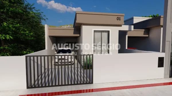 CASAS TERREAS A VENDA EM BRUSQUE COM SUITE + 2 QUARTOS