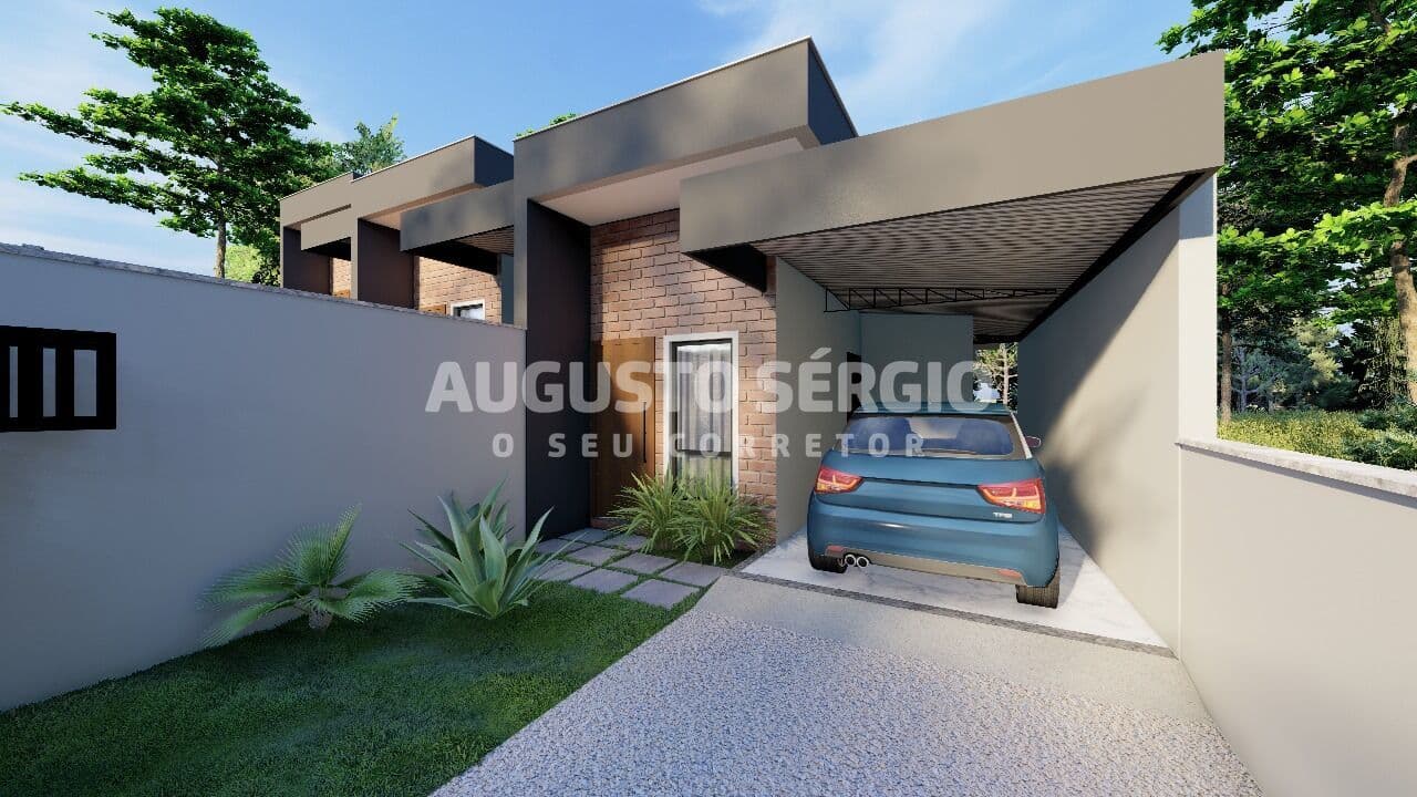 CASA TERREA MODERNA COM 2 QUARTOS EM GUABIRUBA