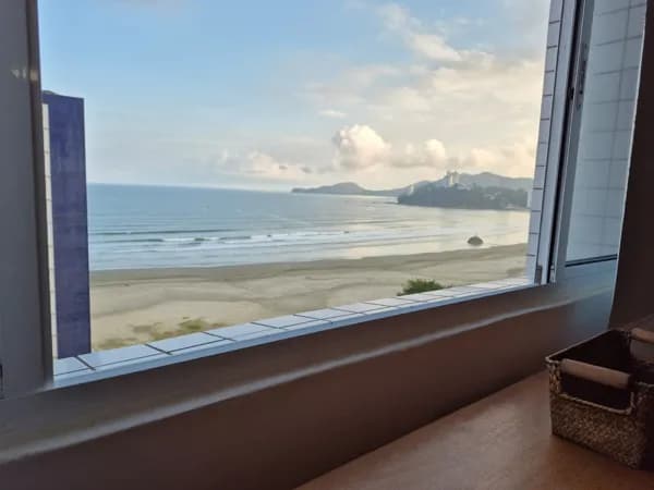 Apartamento 1 dormitório para locação - Vista ao Mar - José Menino em Santos