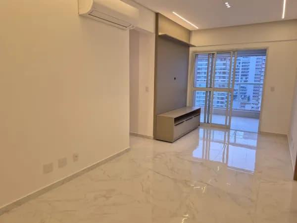 Apartamento 2 dormitórios com 2 suítes para venda , localizado na Av Ana Costa, Gonzaga em Santos (Castel Di Indaia)
