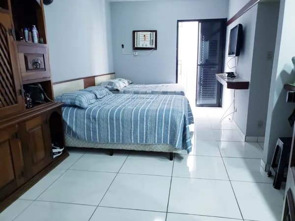 Flat com 1 dormitório à venda, 36 m² por R$ 160.000,00 - Centro - São Vicente/SP