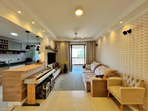 Apartamento com 3 dormitórios à venda, 100 m² por R$ 1.100.000 - José Menino - Santos/SP