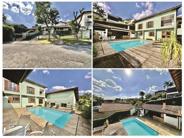 Fazendinha - 4 dorms / 3 suítes, piscina, gourmet, muita natureza!
