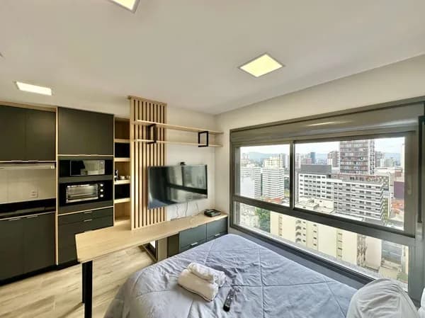Studio Coraz Tucuna - 21m² - 100% MOBILIADO e EQIPADO - ideal p/ INVESTIDORES!