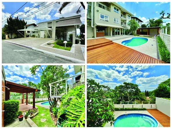 Cond. Aldeia da Fazendinha - 4stes, moderna c/ vista, gourmet, piscina, sótão multiuso e 2 lareiras.