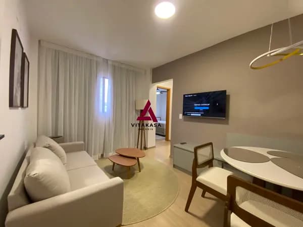 Apartamento 2 Quartos Todo Mobiliado | Primeira Locação | Completo!