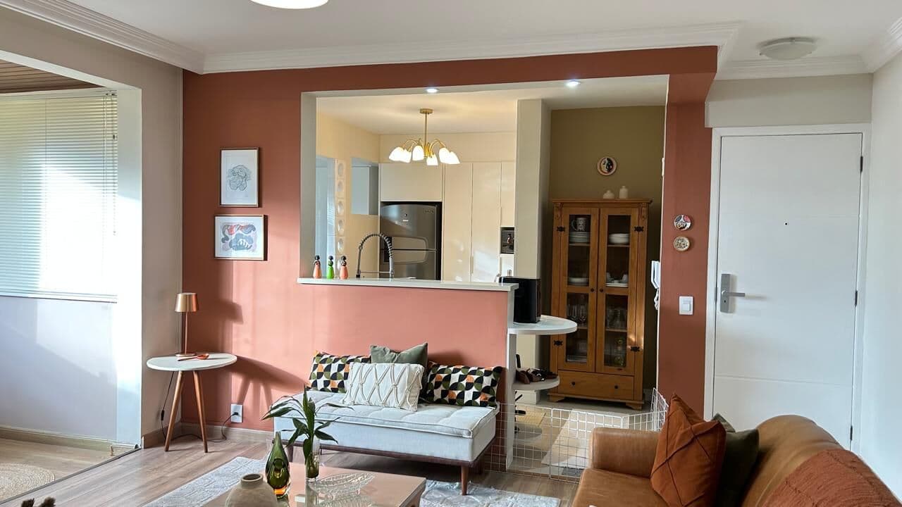 Apartamento na rua Duarte Schutel, junto à Beira Mar Norte em Florianópolis.