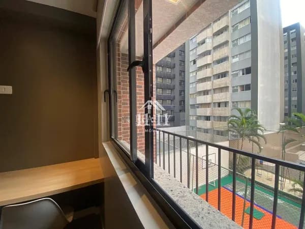 Apartamento de 1 quarto no Centro, em Curitiba