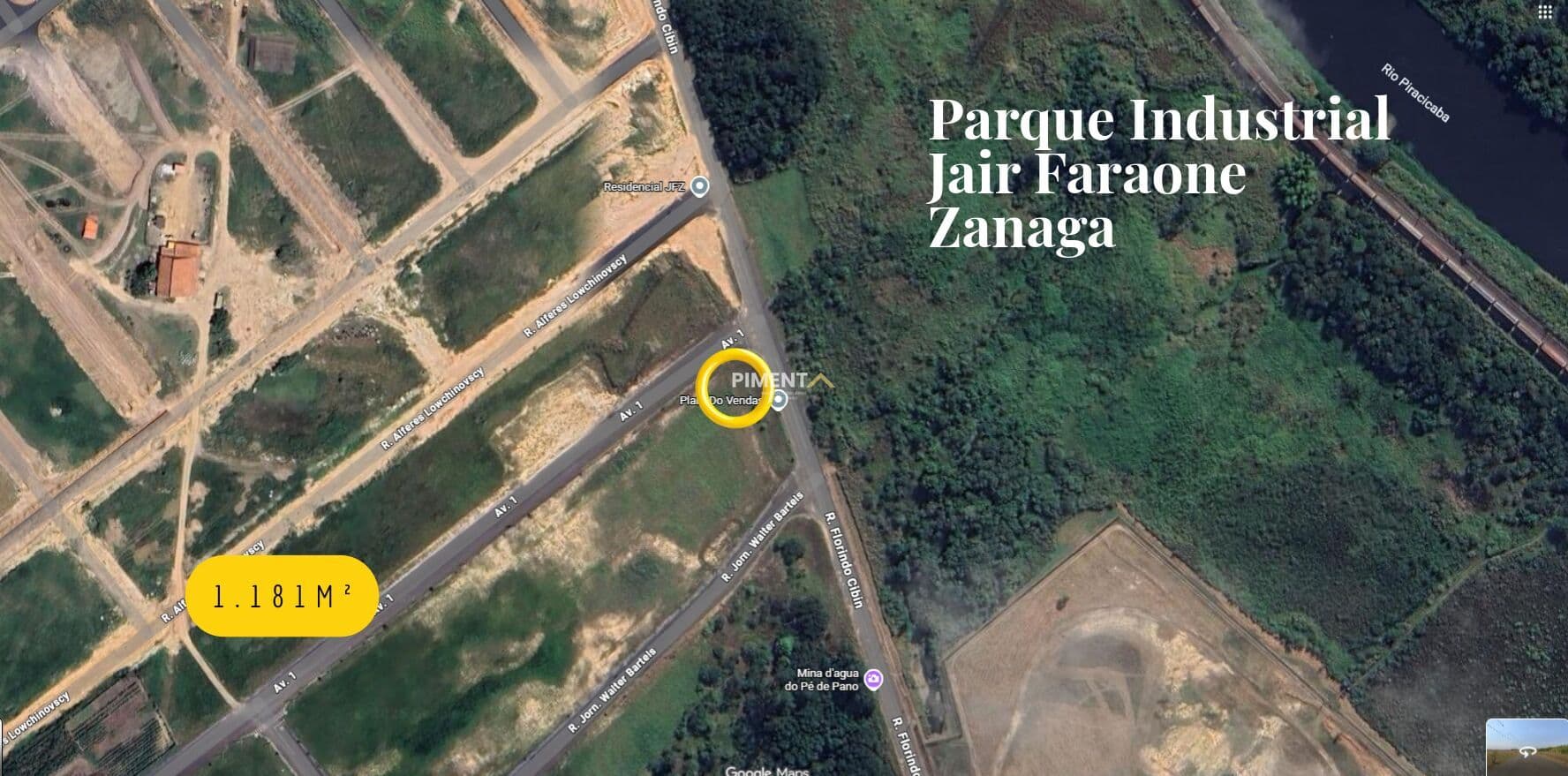 Terreno em Parque Industrial Jair Faraone Zanaga, Americana/SP