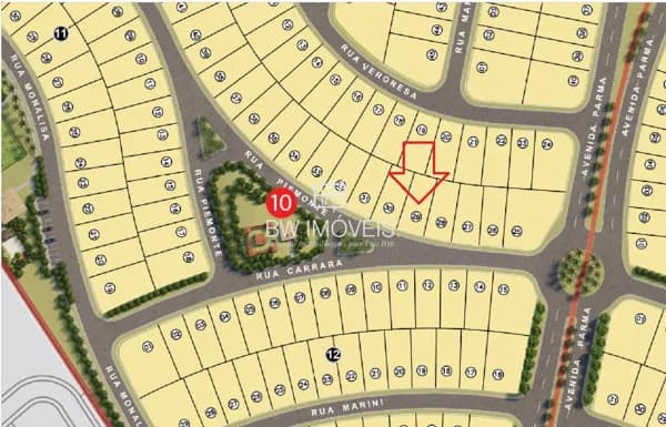 Lote Condomínio Jardins Parma - 273,93 Mts