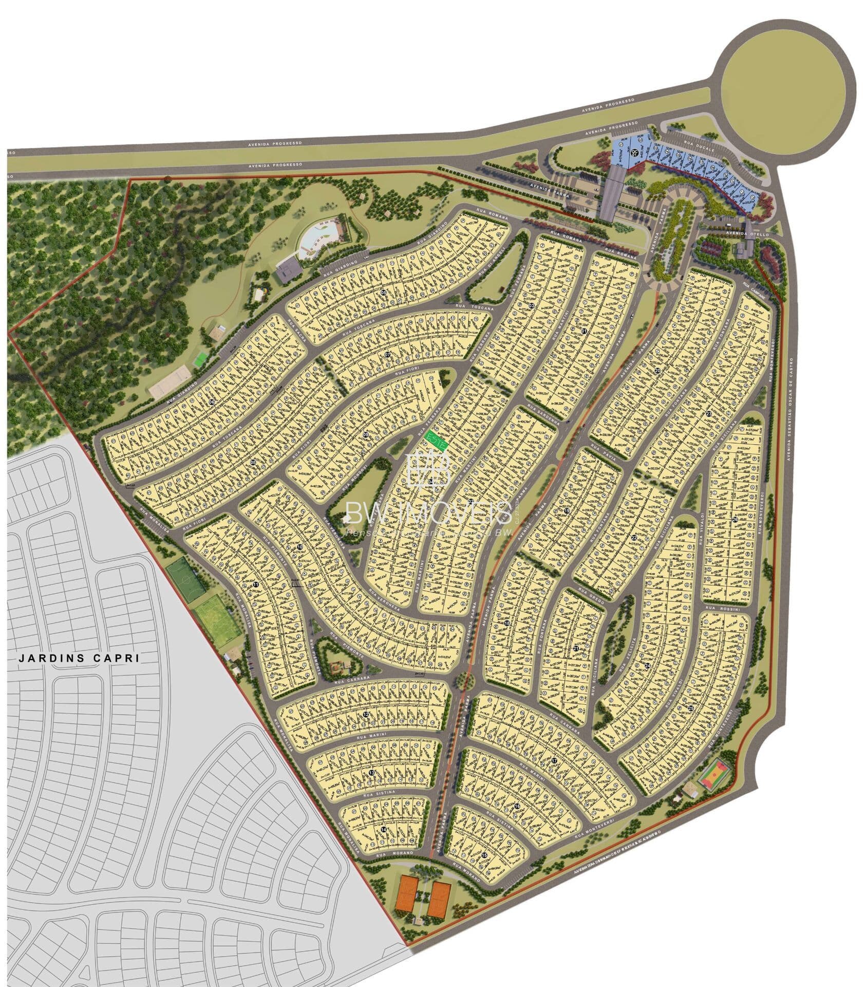 Lote, Jardins Parma, 251,25 m²,
