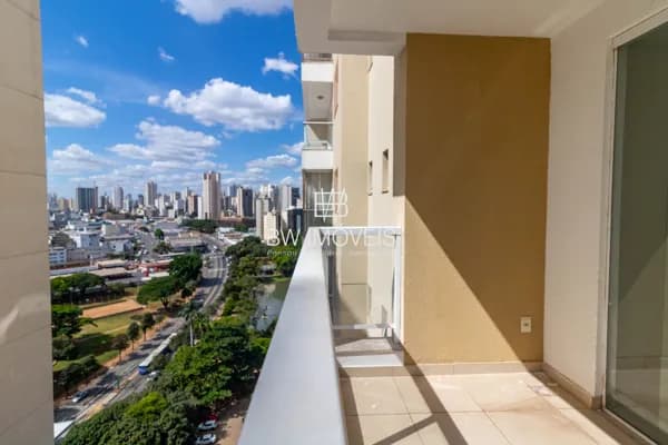 Apartamento, 2Q 1 suíte, Setor Oeste, Repleto em armários, 15º andar, Nascente, 1 vaga de garagem