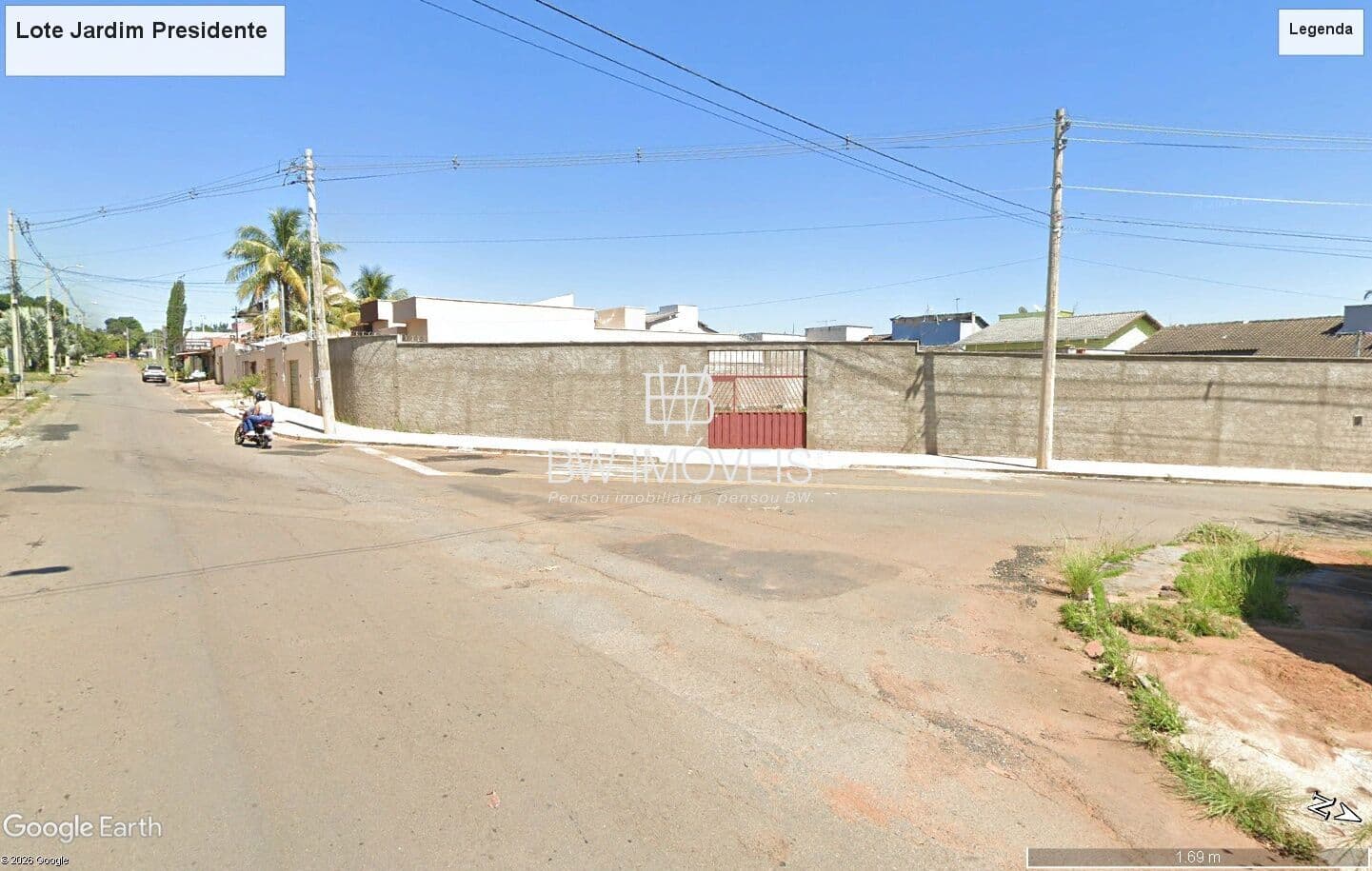 Terreno Lote, Jd Presidente, 693 m², Murado, Depósito e telhado para garagem, Residencial ou Comercial
