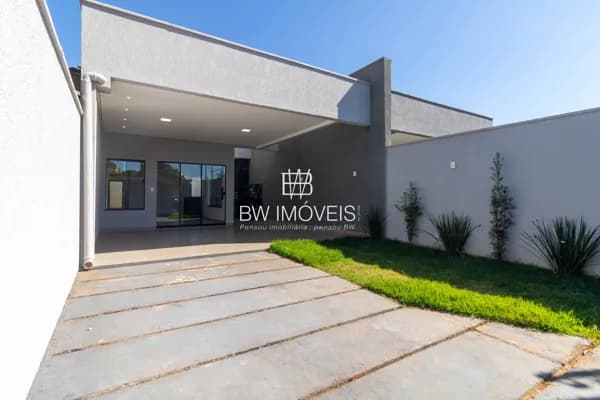 Casa, 3Q 1 suíte, NOVA, Alto padrão de acabamento, Área gourmet, Próx a fábrica da Coca-Cola, Trindade