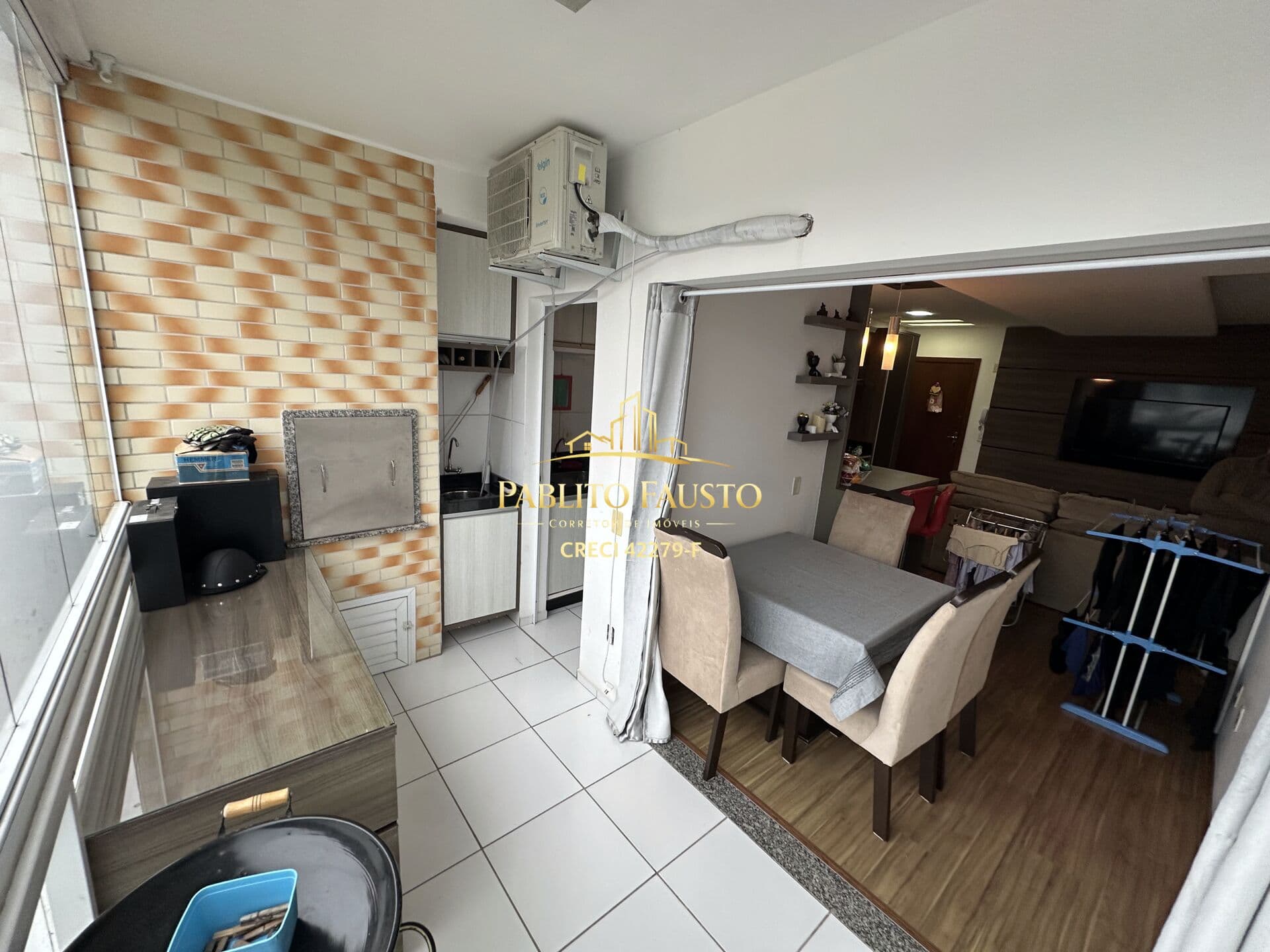 Apartamento 2 quartos sendo 1 suíte mobiliado no Bela Vista, Gaspar/SC