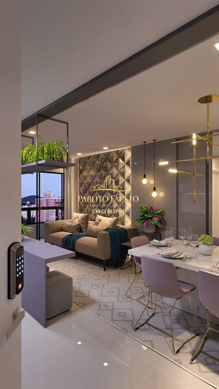Apartamento de 2 quartos sendo 1 suíte no 1º andar na Vila Nova, Blumenau/SC