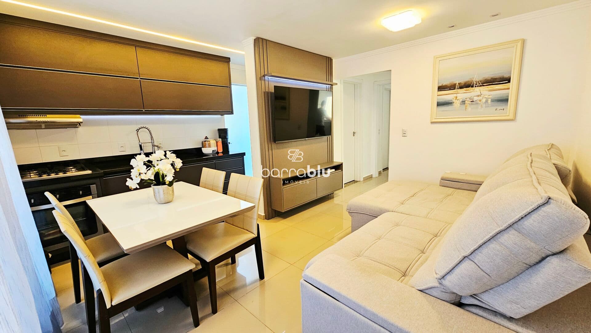 Apartamento 76 m² giardino mobiliado 2 quartos (1 suíte) com amplo espaço terreno - Quinta dos Açorianos - Barra Velha/SC