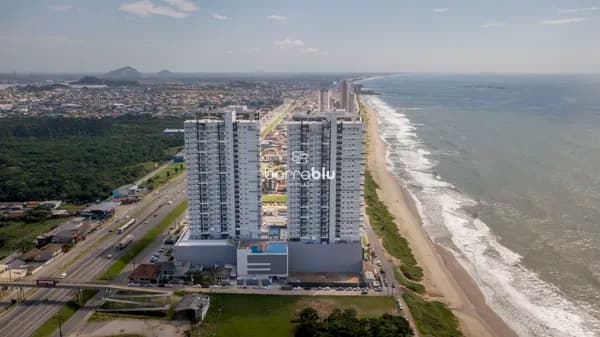 Apartamento frente mar no Barra View Residences, 2 suítes (83,00m²) no bairro Tabuleiro - Barra Velha/SC.