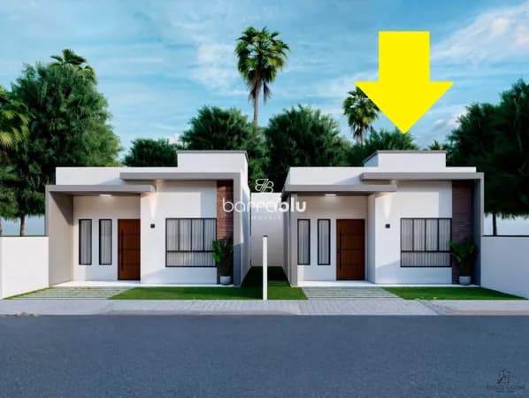 Casa com 2 dormitórios (1 suíte), 61,00m² no bairro Quinta dos Açorianos - Barra Velha/SC.