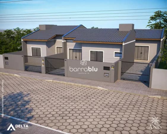 Casa com 2 dormitórios (1 suíte), 51,00m² no bairro Quinta dos Açorianos - Barra Velha-SC.