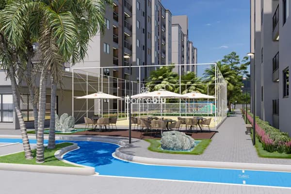 Apartamento em homeclub com 2 dormitórios 56m² - Sun Ville Residence - São Cristóvão - Barra Velha