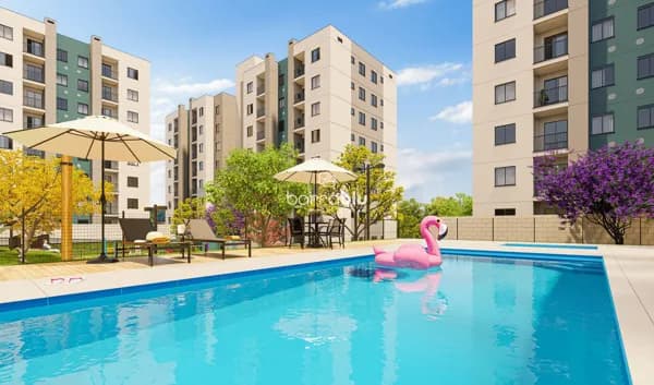 Apartamentos 2 quartos 46,77m² no Vega Costa e Silva, bairro Costa e Silva - Joinville/SC.