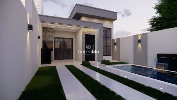 Casa com 3 dormitórios (2 suítes), 90,00m² no bairro Itajubá - Barra Velha/SC.