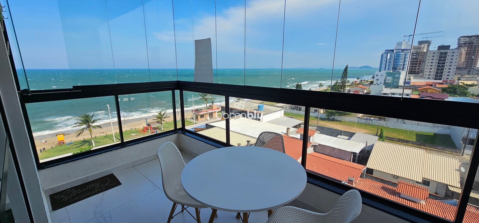 Cobertura vista mar e mobiliada 3 quartos (1 suíte) 94m² - Praia do Tabuleiro - Barra Velha/SC