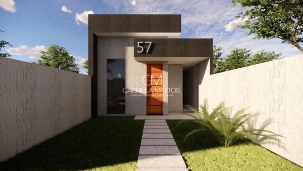 CASA LINEAR EM CONSTRUÇÃO NO BAIRRO BELA VISTA