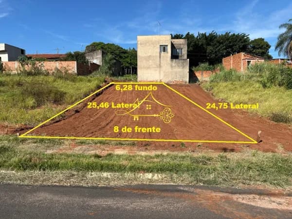 Terreno Comviva R$ 96.000
