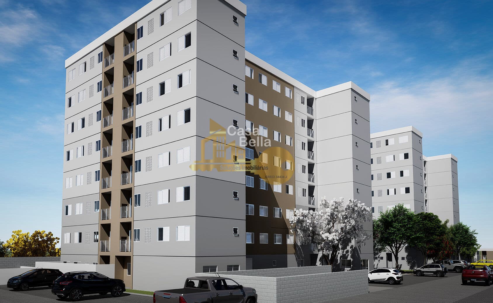 Apartamento em Jardim Novo Ângulo, Hortolândia/SP