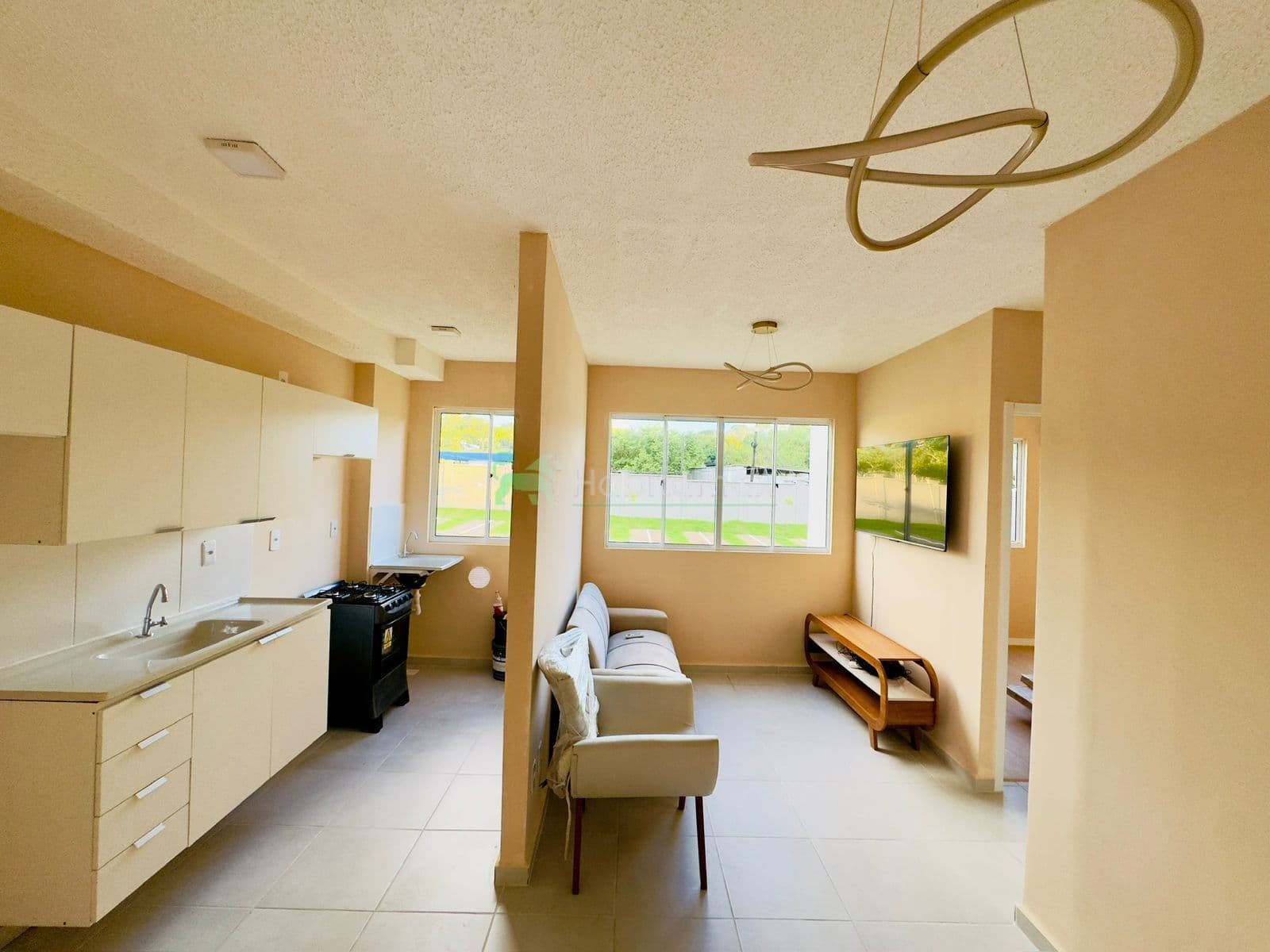 Apartamento no térreo- Semi Mobiliado no Smart Tarumã – Aluguel Completo com Água e Gás Inclusos