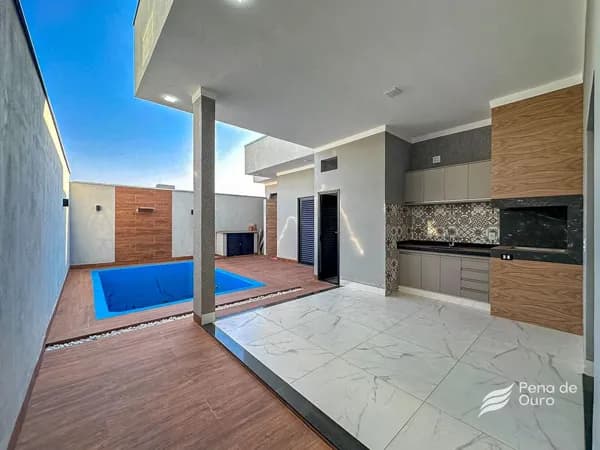 Casa com piscina à venda no Condomínio Costa Home em Araçatuba