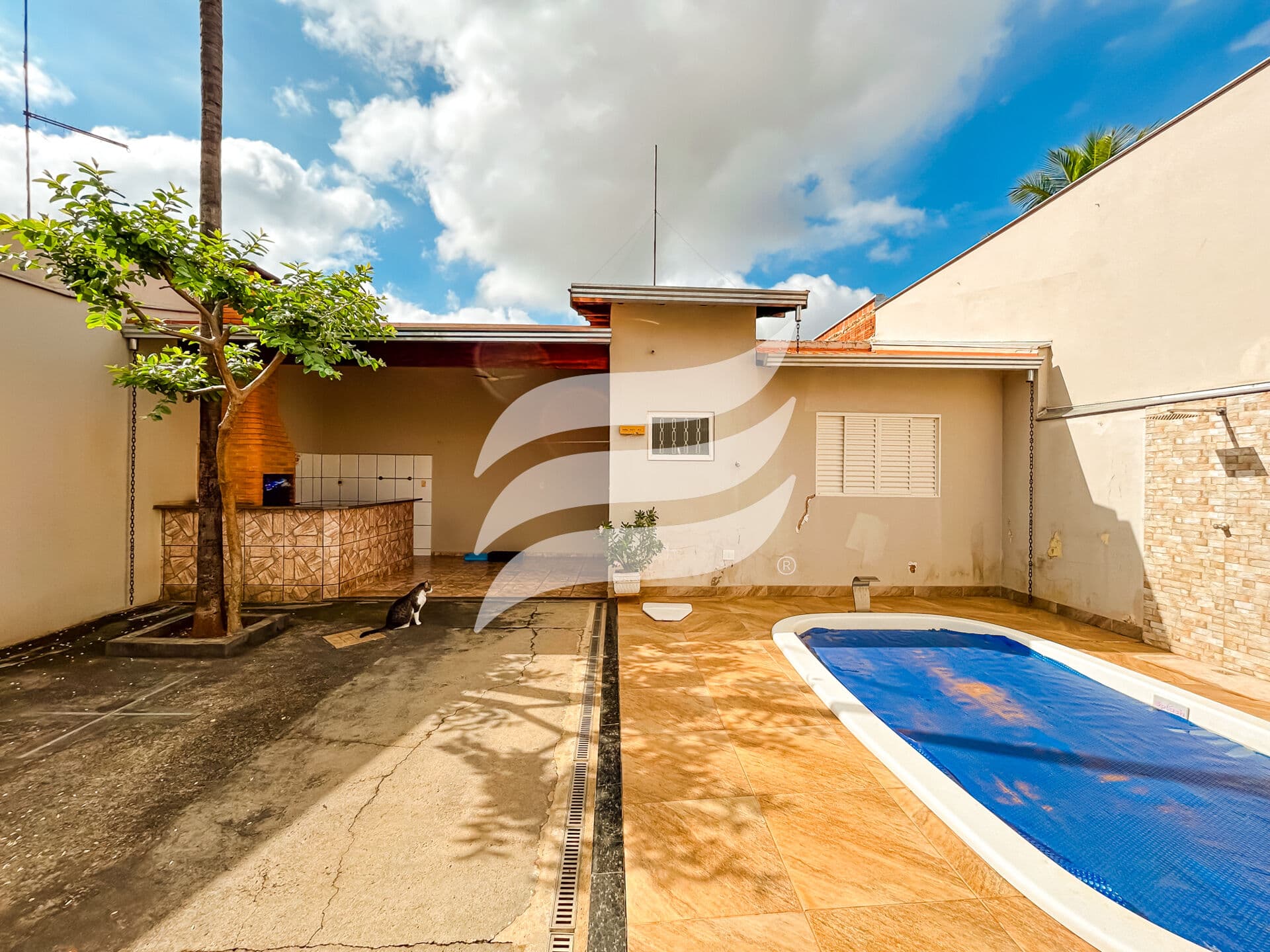 Casa 3 quartos e com piscina à venda no bairro Concórdia I em Araçatuba
