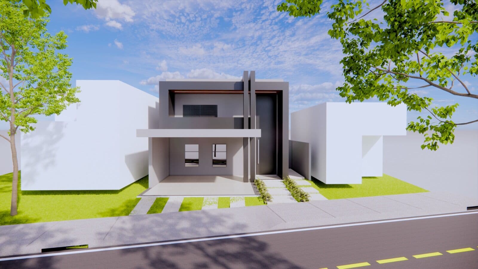 Casa em construção à venda no condomínio Vila Madalena, Araçatuba/SP